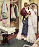 "Prom Dress" Painting Print on Canvas by Norman Rockwell