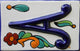 Colonial Talavera Ceramic Letter A