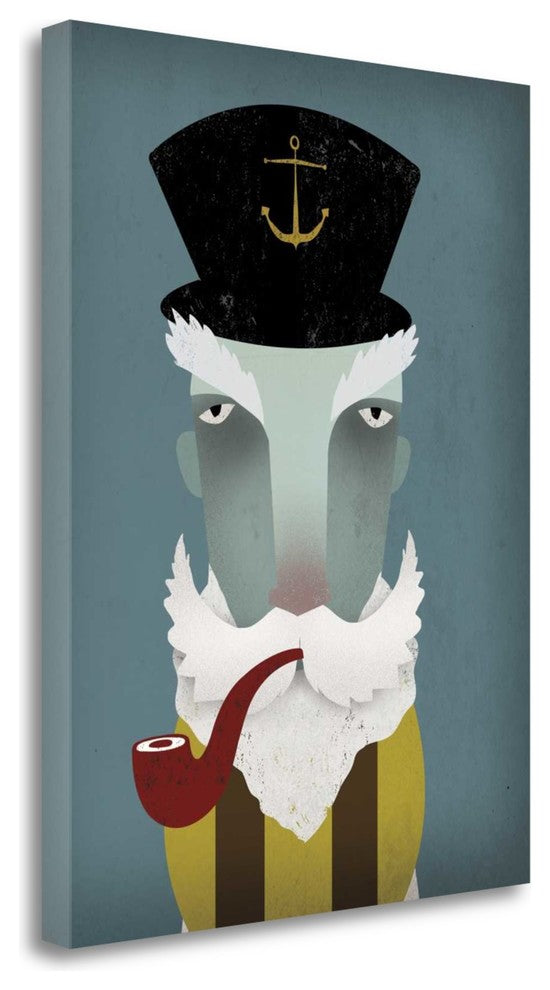 "Fisherman I" By Ryan Fowler, Giclee Print on Gallery Wrap Canvas, Ready to Hang