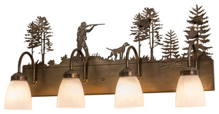 29 Wide Quail Hunter W/Dog 4 Light Vanity Light