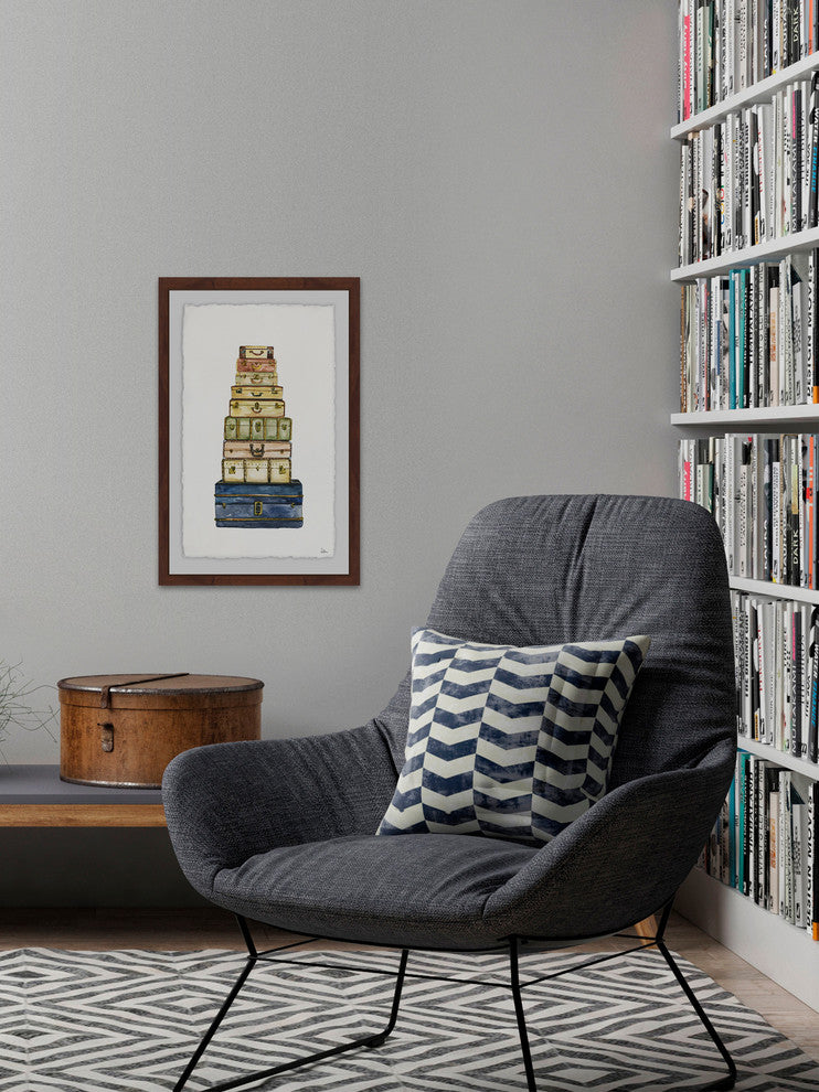 "When I'm Abroad" Framed Painting Print, 20"x30"