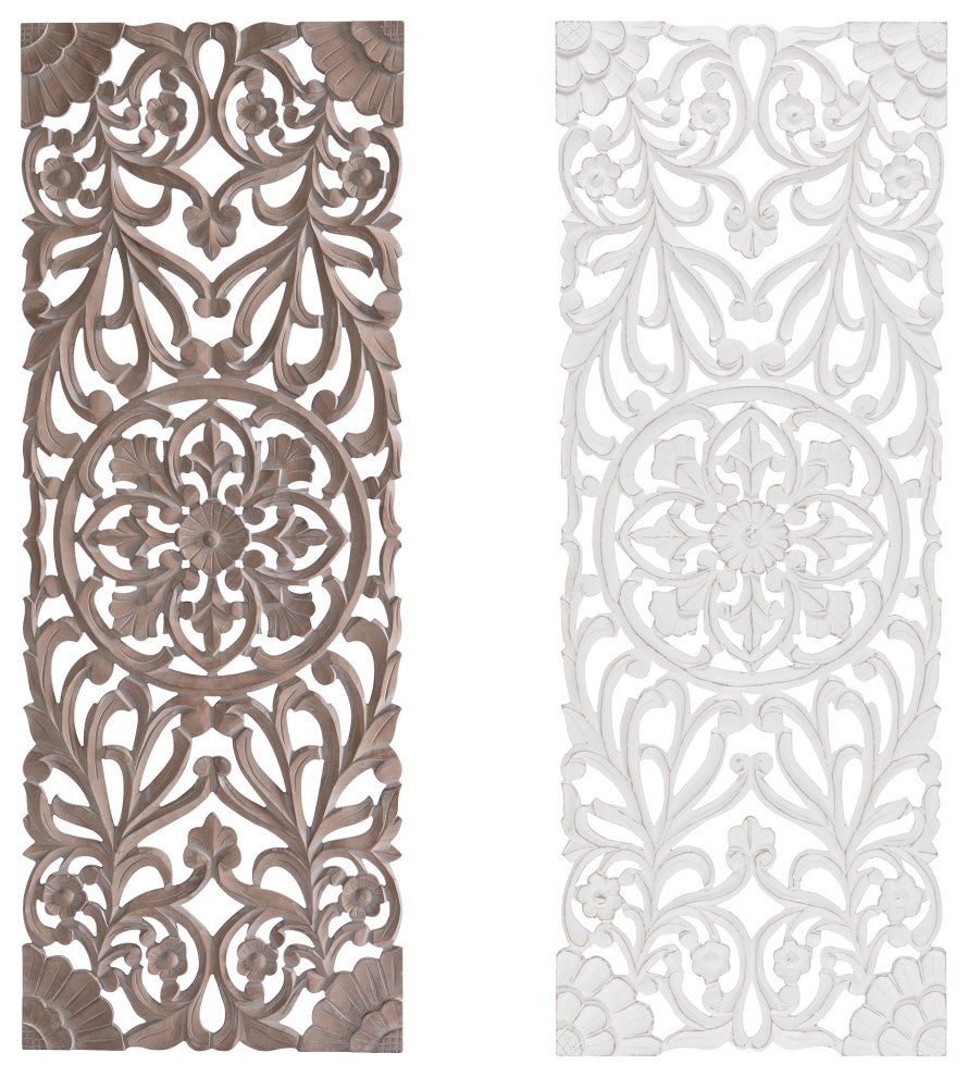Malito Wall Medallion, White