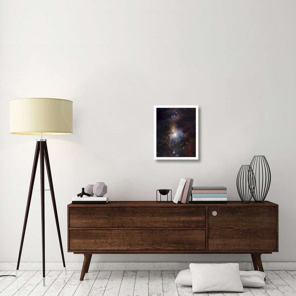 "VISTA's infrared view of the Orion Nebula" Paper Art, 18"x22"