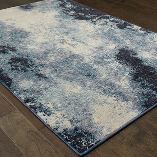 Elements Patina Navy/Ivory Area Rug, 10'x13'2"