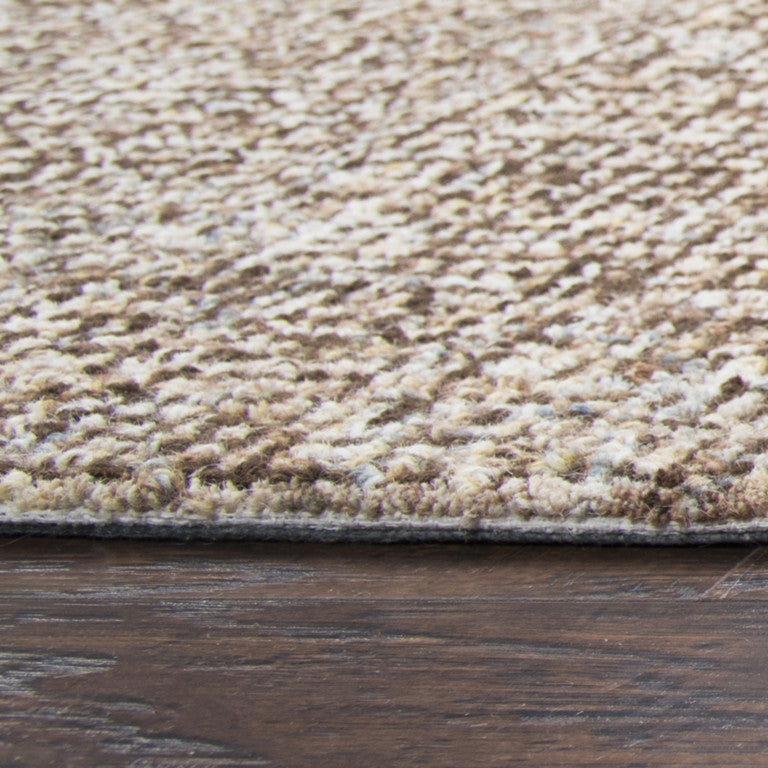 Rizzy Home Brindleton BR360A Brown Solid Area Rug, 8'x10'