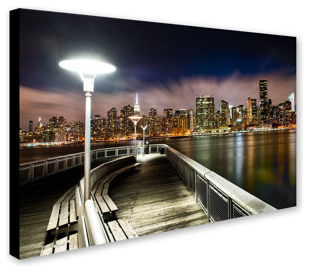 'Gantry Plaza NYC' Canvas Art by David Ayash