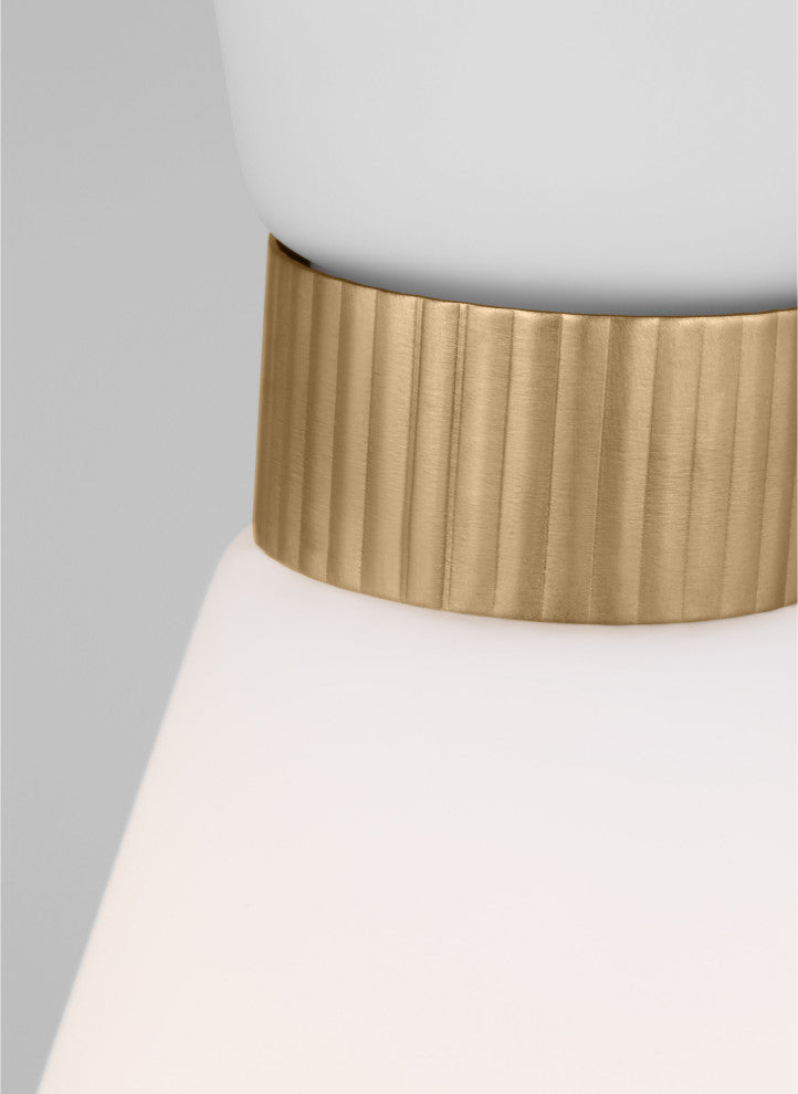 Belcarra Small Pendant, Satin Brass