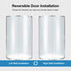 Ove Decors Breeze Shower Kit, Frosted Panels and Base, Chrome, 36"