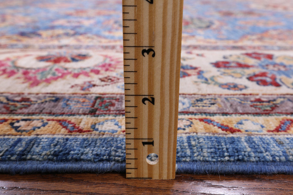 6' 9" X 9' 6" Hand-Knotted Persian Tabriz Wool Rug Q7616