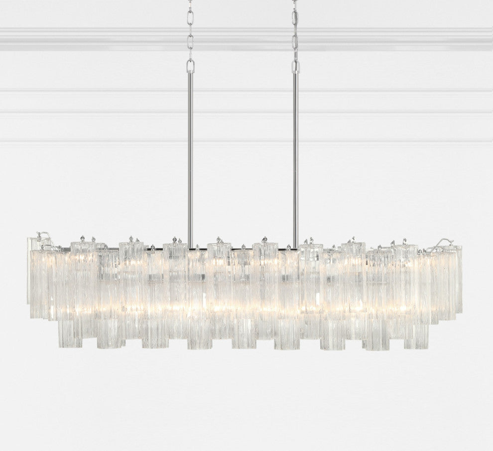 Crystorama Lighting Group ADD-317-CL Addis 14 Light 52"W Crystal - Polished