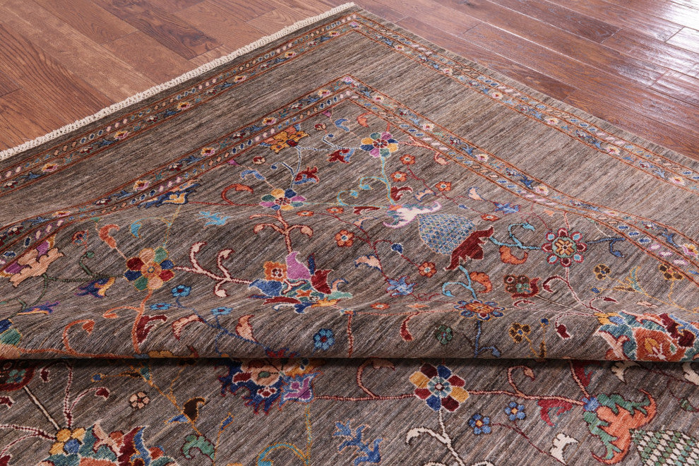 Persian Tabriz Handmade Wool Rug 8' 2" X 10' 0" Q7537