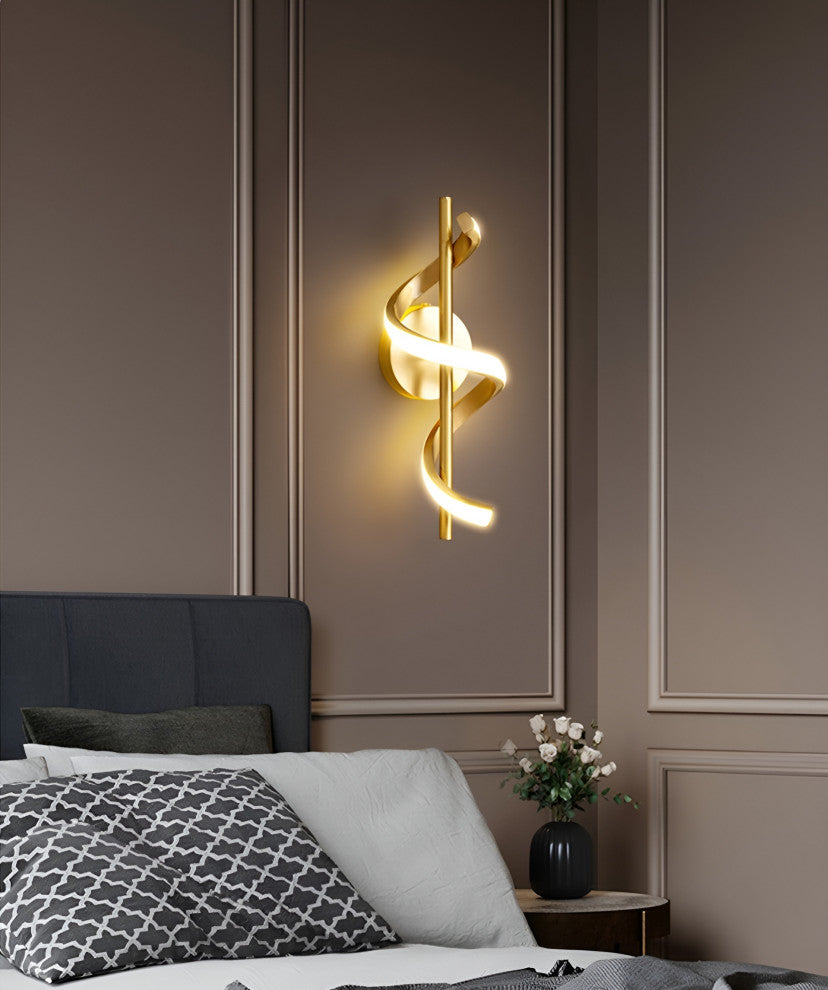 Marbella | Modern Creative LED Wall Sconce, Gold, Cool Light