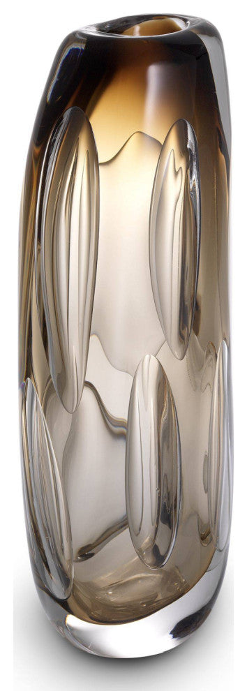 Brown Handblown Glass Vase | Eichholtz Sianni L