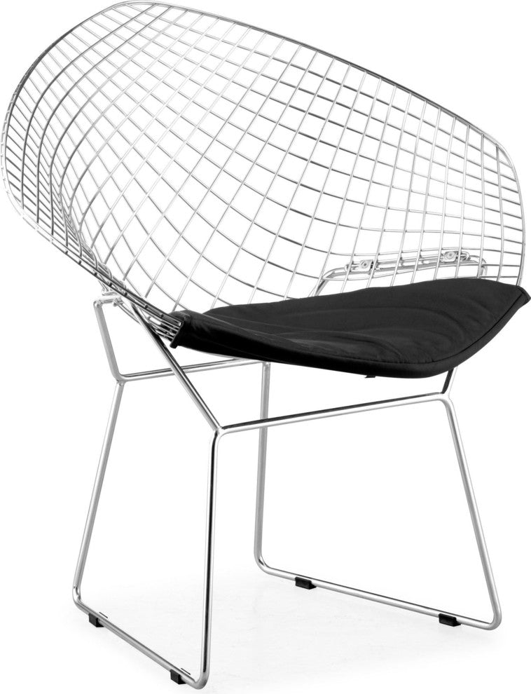 Zuo Modern Net Dining Chair Black, Set of 2
