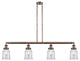 Innovations 214-Ac-S-G182-Led 4 Light Dimmable Led 48" Adjustable Island Light