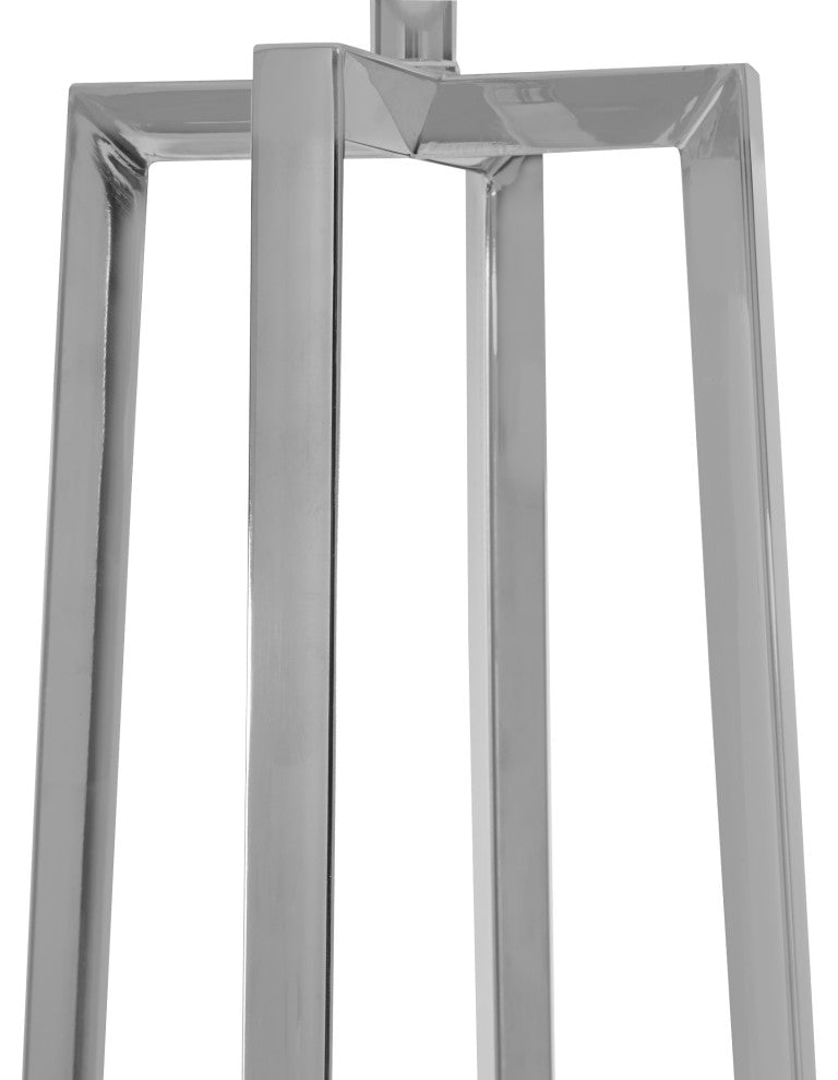 Uttermost Keokee Polished Nickel Floor Lamp