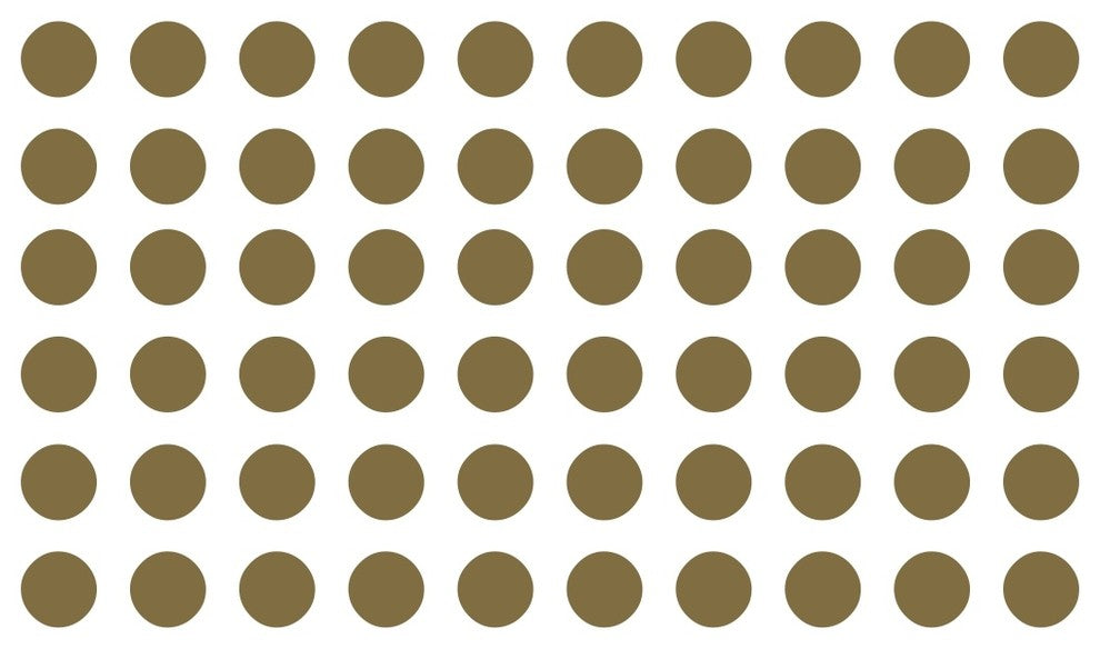 Dots Pattern Wall Decal, 3", Grey