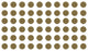 Dots Pattern Wall Decal, 3", Grey