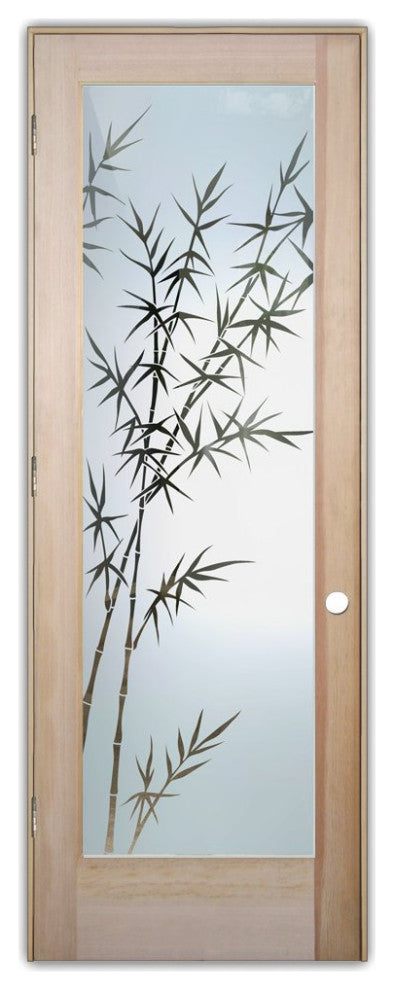 Interior Prehung Door or Interior Slab Door - Bamboo Forest - Douglas Fir...