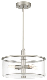 Hailie 4 Light Pendant, Satin Nickel