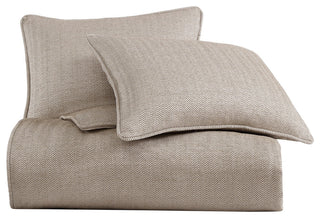 Chenille Herringbone Comforter Set, Super Queen, Sand, 3PC