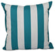 Classic Stripes Decorative Pillow, Lake Blue , 18"x18"