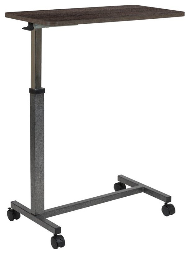Adjustable Overbed Table With Wheels