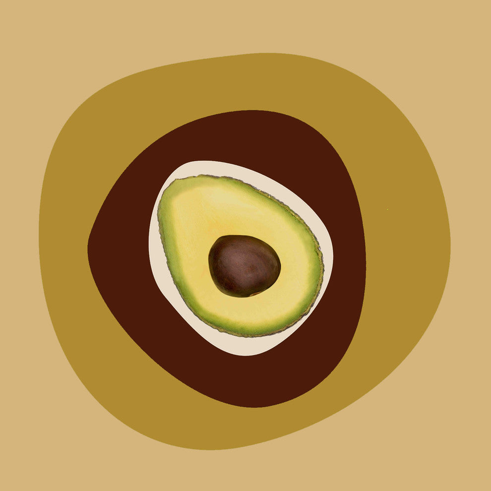 "September Avocado" Painting Print on Canvas by Irena Orlov