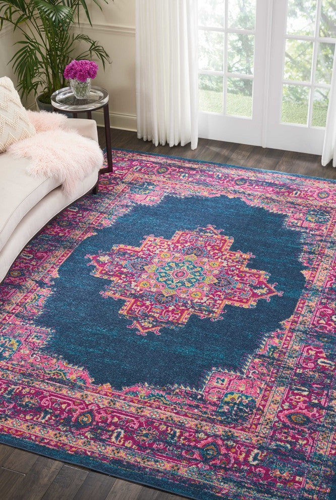 Nourison Passion 8' x 10' Blue Bohemian Indoor Area Rug