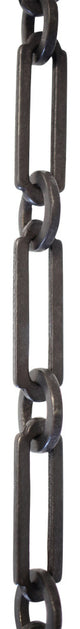 RCH Hardware Brass Rectangle Chandelier Chain, Various Finishes, Oil Bronzed Bla