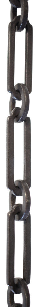 RCH Hardware Brass Rectangle Chandelier Chain, Various Finishes, Oil Bronzed Bla