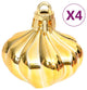 vidaXL Christmas Bauble Set 70 Piece Christmas Ball for Xmas Tree Gold and Red