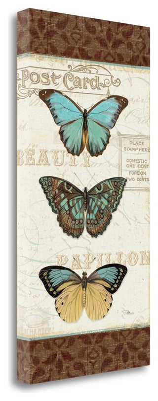 "Papillons II" By Pela Studio,Ready to Hang Giclee Print on Gallery Wrap Canvas