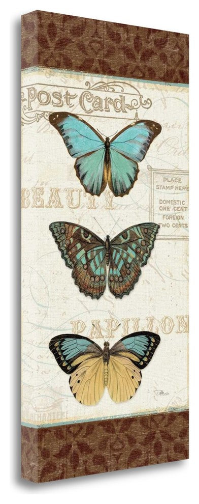 "Papillons II" By Pela Studio,Ready to Hang Giclee Print on Gallery Wrap Canvas