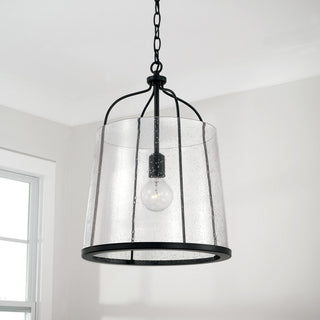 Capital Lighting 347011 Madison 14"W Pendant - Matte Black