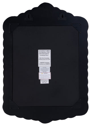 Vivienne 20" W x 28" H Bone Inlay Vertical Accent Wall Mirror