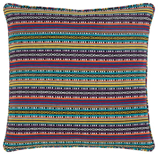Surya Maya Myp-003 Black Pillow Shell With Down Insert 20"H X 20"W