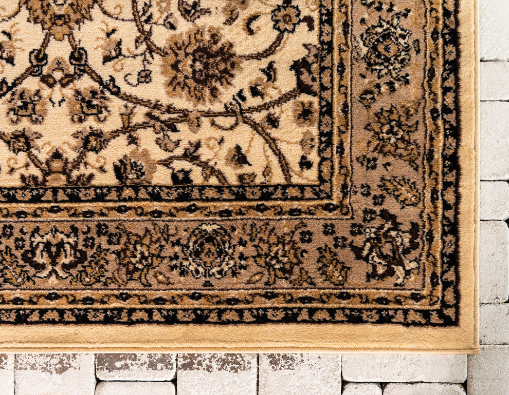 Unique Loom Ivory Washington Sialk Hill 5' 0 x 8' 0 Area Rug