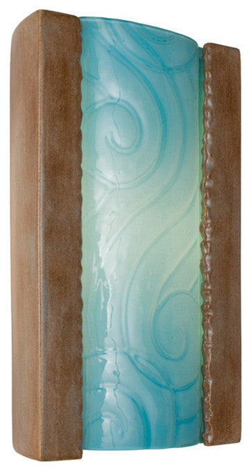 Clouds Wall Sconce, Matte Black and White Frost, Wet Sheltered Socket