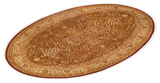 Mogul, One-of-a-Kind Hand-Knotted Area Rug Orange, 5' 1" x 7' 7"