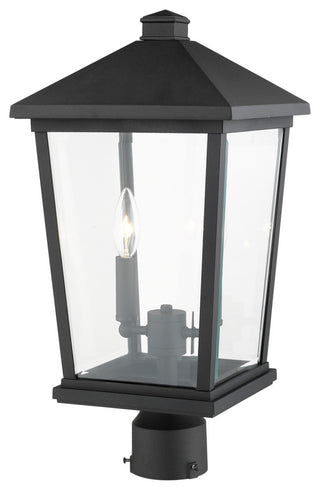 Z-Lite 568PHBR Beacon 2 Light 20" Tall Outdoor Single Head Post - Oil Rubbed
