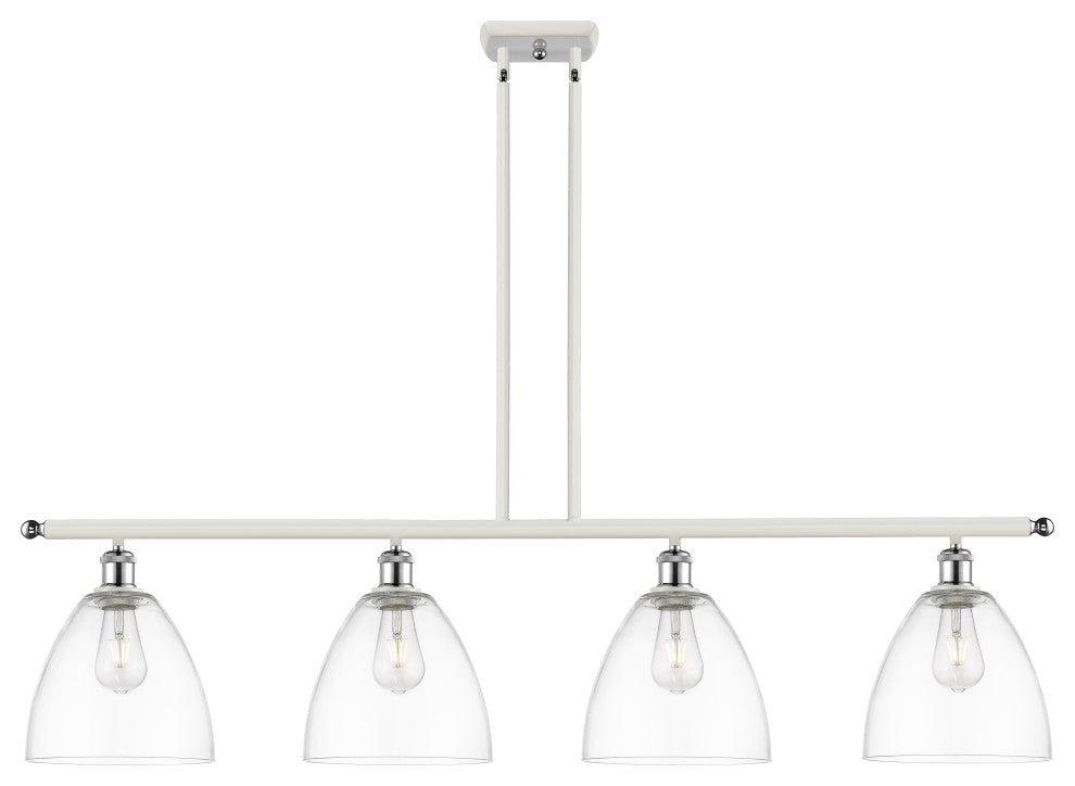 Innovations 516-4I-WPC-GBD-92-LED 4 Light Island Light, White, Polished Chrome
