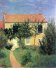 Federico Zandomeneghi The Red Roof, 20"x25" Wall Decal