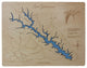 Lake Greenwood, South Carolina-Wood Lake Map, Small Standout
