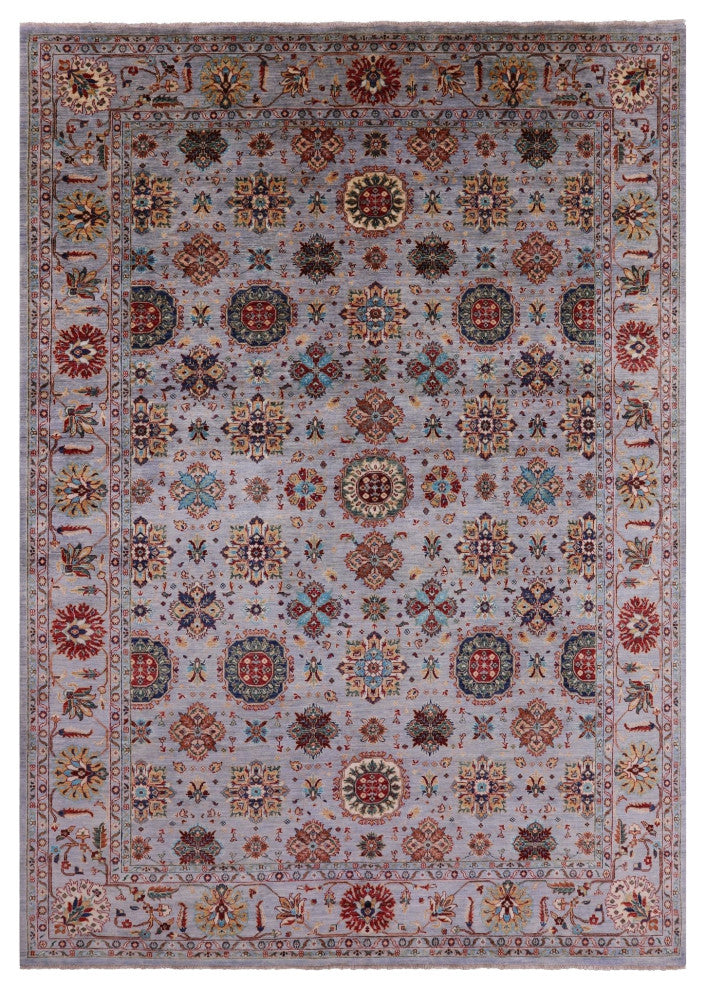 Persian Tabriz Handmade Wool Rug 8' 9" X 11' 11" Q7415