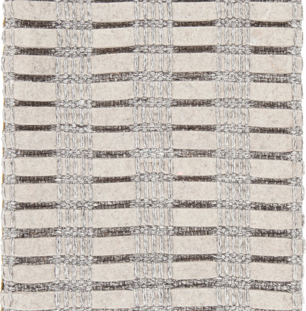 Gisela Contemporary Area Rug, Silver, 5'x7'6"