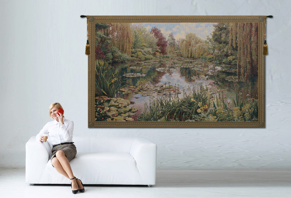 Monet Horizontal Belgian Wall Tapestry