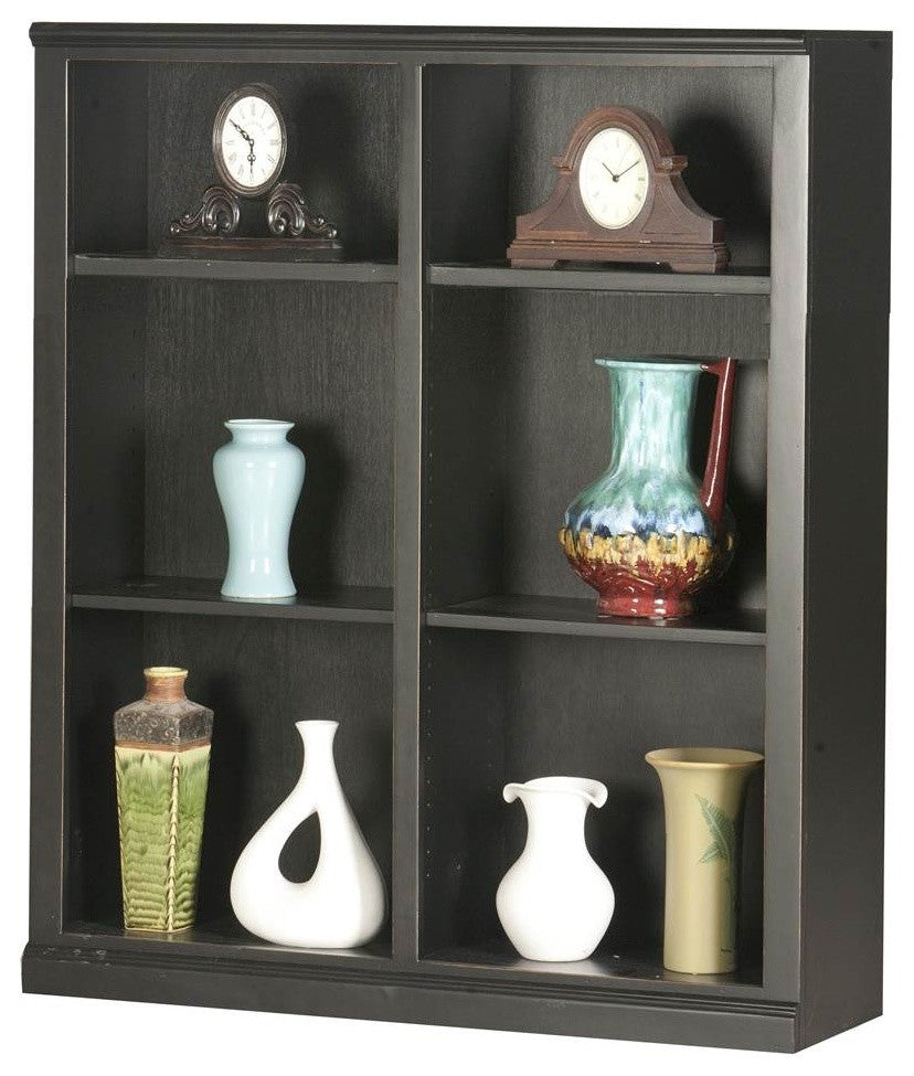 Eagle Furniture 48" Coastal Tall, Double Wide Coastal Bookcase, Soft White