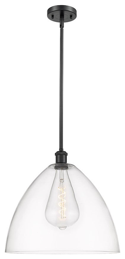 INNOVATIONS LIGHTING 516-1S-BK-GBD-162 Ballston Dome Pendant