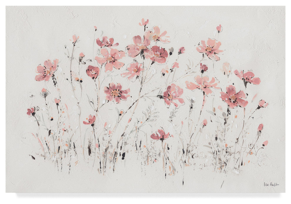 Lisa Audit ''Wildflowers I Pink'' Canvas Art, 24"x16"